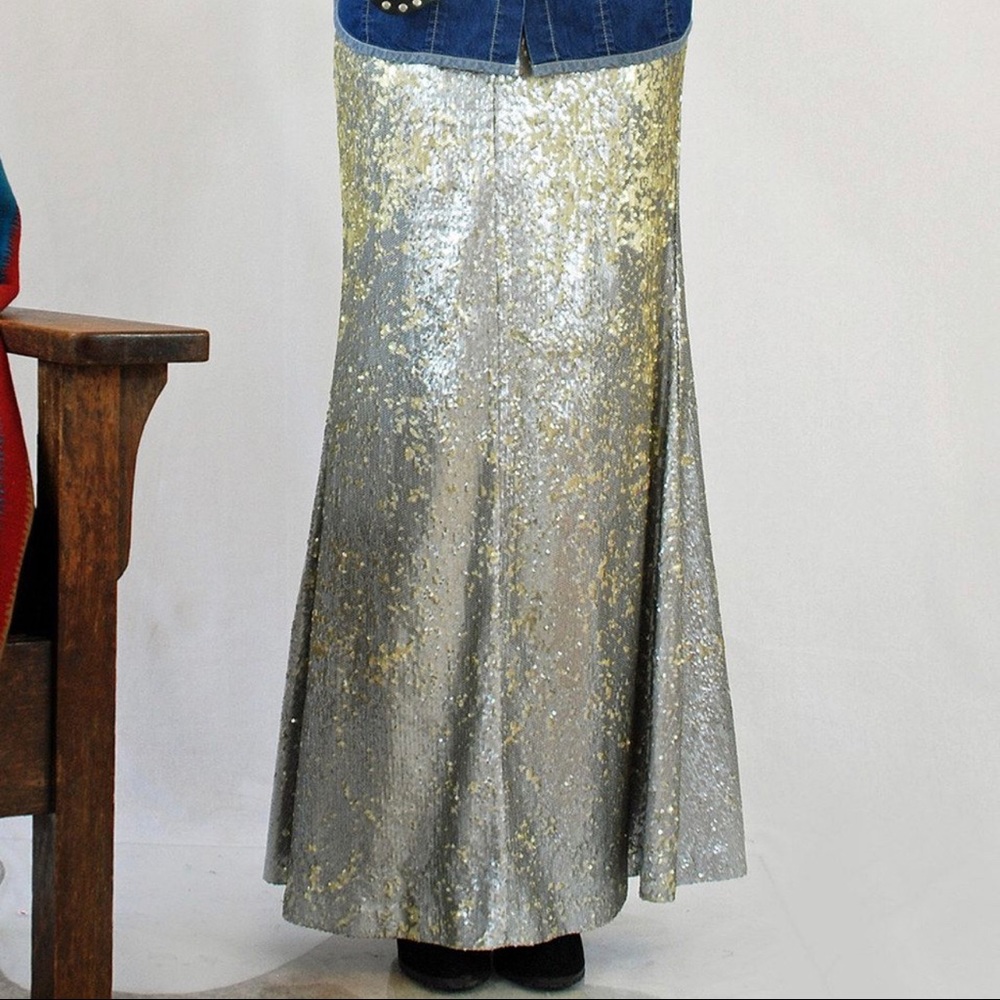 Tasha Polizzi Sequin Maxi Skirt